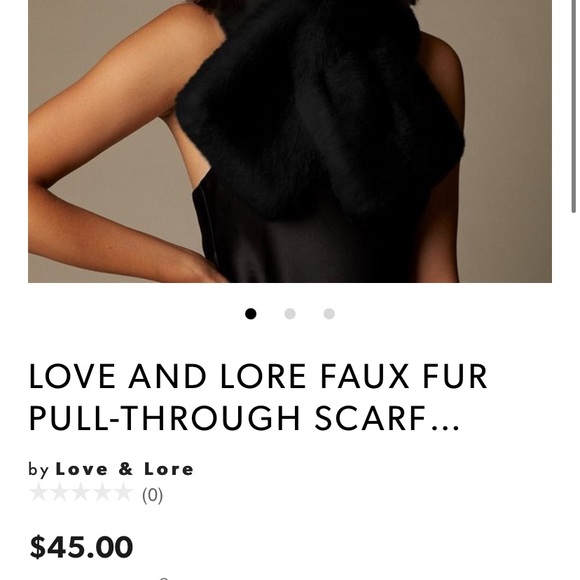 Luxe Faux fur pull through scarf - Picture 7 of 7
